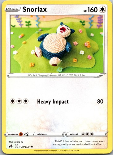 109 159 snorlax crown zenith - 109/159,