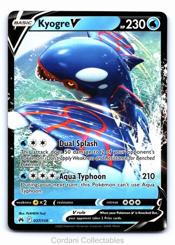 Kyogre 037 159 ultra rare - ultra,