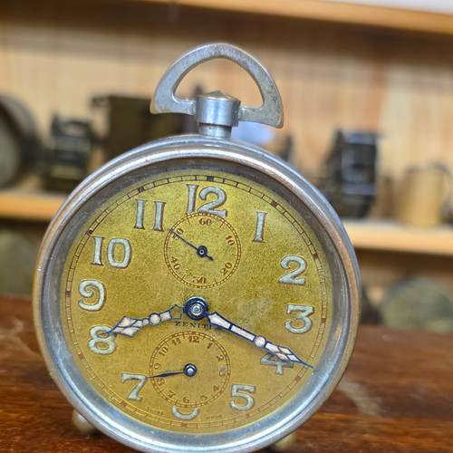 Antique ww1 zenith - alarm, clock
