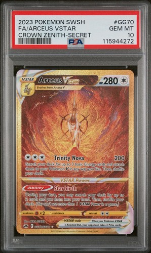 Psa arceus vstar - psa, 10