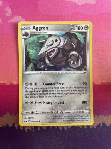 Pokemon card aggron - card,