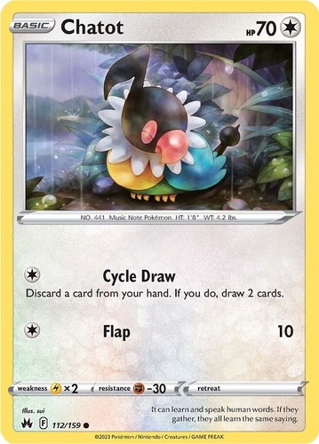 Chatot crz 112 159 - chatot, [crz