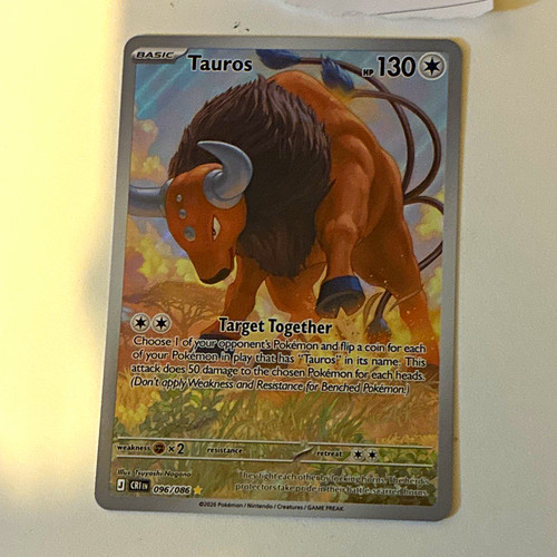 Pokémon tcg tauros 096 086 - tcg,