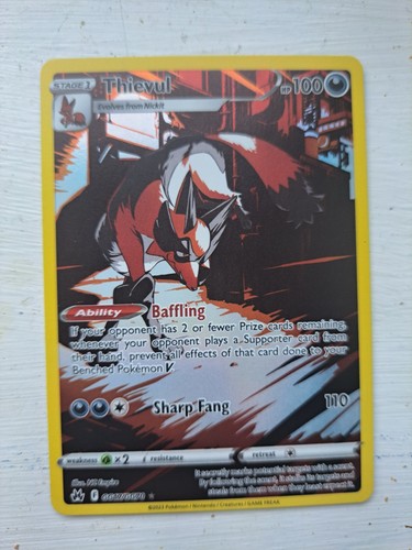 Pokemon card thievul gg17 - pokemon,