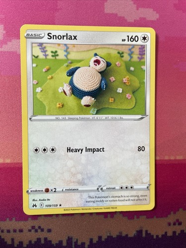 Pokemon card snorlax crown - pokemon,