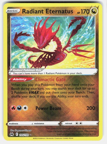 Radiant eternatus 105 - 105/159, holo