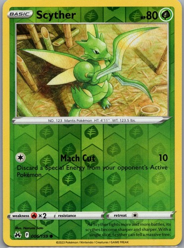 Scyther 006 159 common crown - common,