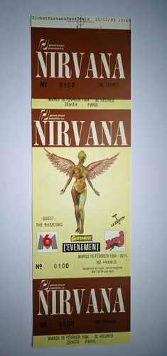 Nirvana utero ticket - in,