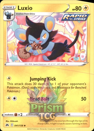 Luxio 159 uncommon crown - 41/159,