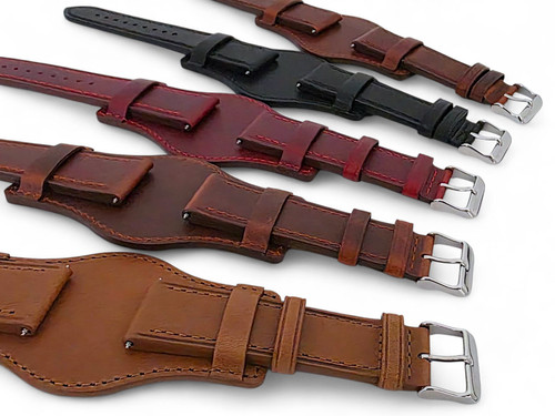 Horween leather bund watch - horween,
