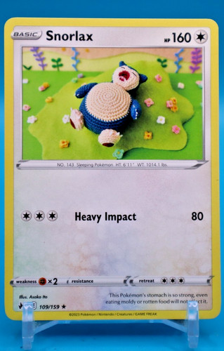 Pokemon card snorlax crown - card,