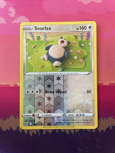 Pokemon card snorlax crown - card,