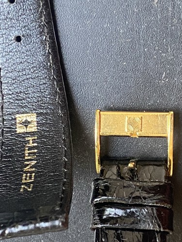Genuine zenith black croc - zenith,