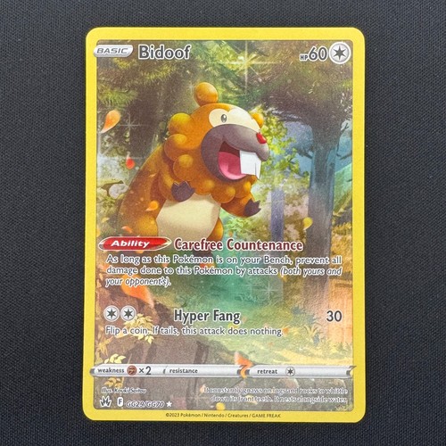 Pokemon tcg card bidoof - tcg,