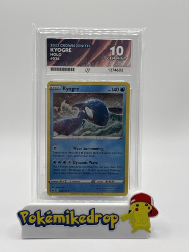 Kyogre crown zenith 036 - #036, ace