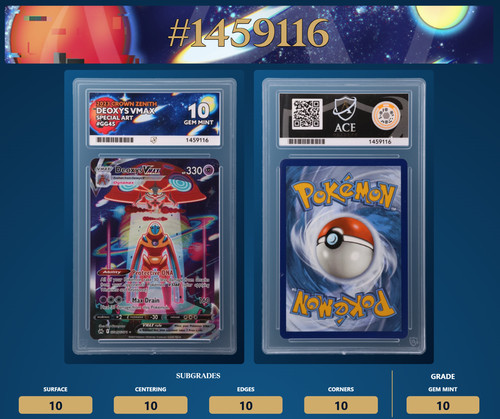 Pokemon deoxys vmax gg45 - pokemon,